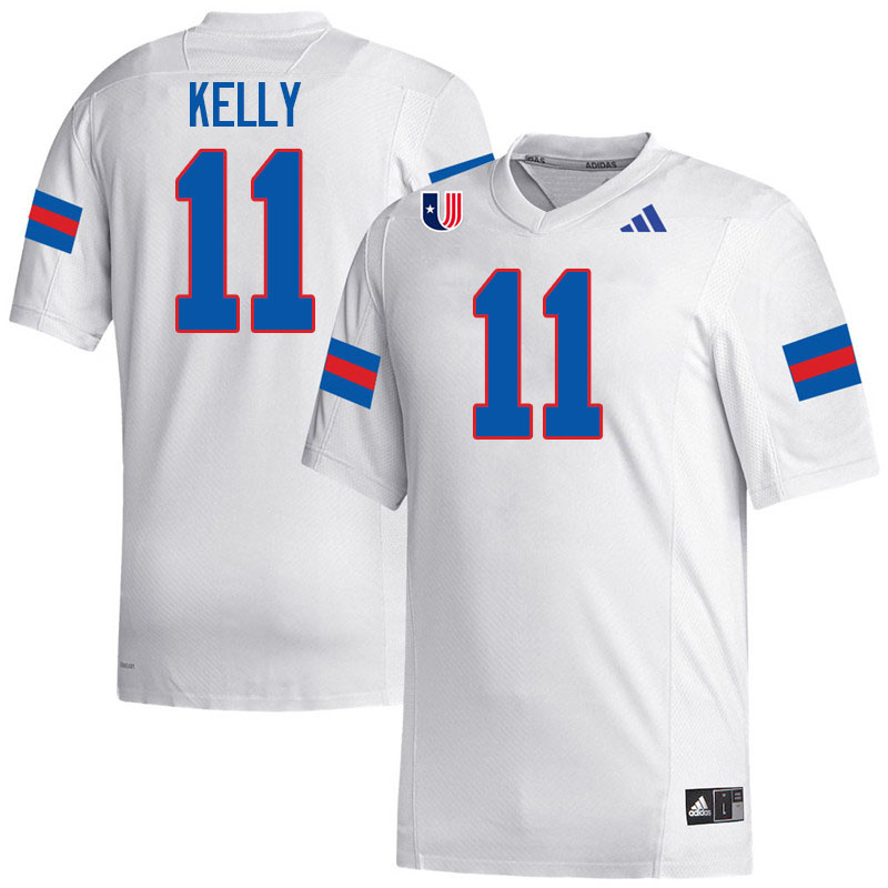 West Georgia Wolves #11 Kourtney Kelly College Football Jerseys,Uniforms-White
